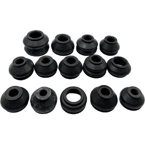 14PCS Tie Rod Boot, Tie Rod End Boots, Ball Joint Cover Kit,Turn To Rod Arm Ball Joint Head Dust Protection Rubber Cover Track Set Car Suspension Steering Compatible with Vehicles