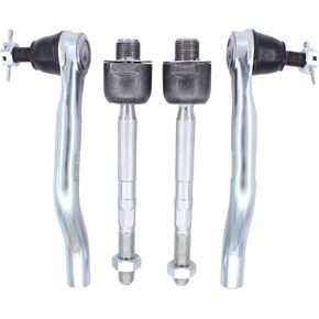 NewYall Front Inner and Outer Left Right Steering Tie Rod Ends for Honda Accord Acura TLX 2.4L 2013-2017