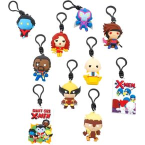 Marvel X-men - Series 2 Figural Bag Clip - 3D Foam Bag Clip in Blind Bag - Keychain. ONE RANDOM BAG PER ORDER - 2.0"