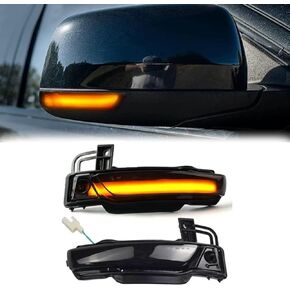 2PCS Amber Sequential Blink Dynamic LED Side Side Lights for Dodge Durango WD 2011-2022 2023