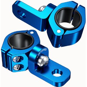 2pcs Quad ATV Whip Mount ، Maloy Aluminium Roll Bar Clamp Mount 360 ° قابلة للتعديل شريط الضوء القابل للتعديل ، قواعد التثبيت العالمية 0.875 '/1'/1.125 '/1.26 "قفص لفة