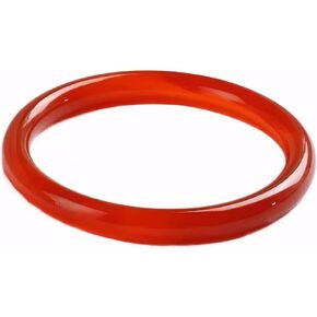 Ladies' Red Blue Agate Bracelet Round Bracelet Natural Gemstone Lucky Jewelry Gift for Mom