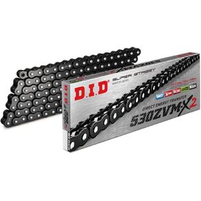 DID 530ZVMX2B120 (530 Series) ZVM-X2 Black/Black 120 Link سلسلة X-Ring عالية الأداء مع رابط الاتصال