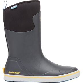 LaCrosse Alpha Deck Boot 12" - Men's Green Rain Boots, Waterproof, Durable, Comfortable Fit