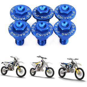 anxin 6pcs مسامير الترباس شوكة الشوكة الأمامية لـ TC50 TC65 TC85 TC125 TC250 TC125-300 TE250I TE300I TX125 TX300 FC250-450 FE250-501 FX350 FX450 FS450 701 ENDURO Motorcy-