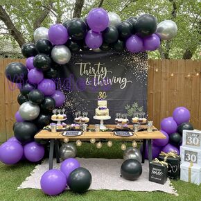 Navy Blue Balloon Garland Kit - 100pcs Blue and White Balloons with Gold and Star Foil Balloons - Perfect for Blue Parties and Celebrations