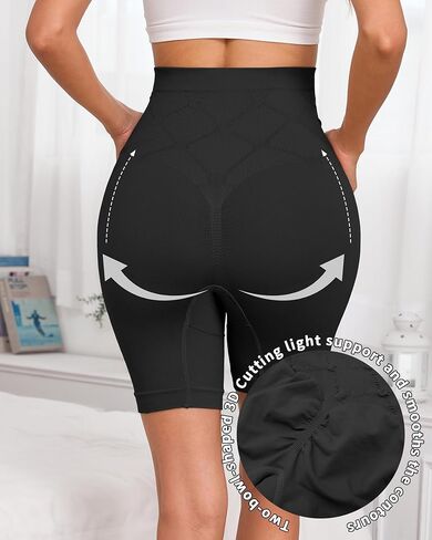 Maternity Shapewear for Under Dresses Over Belly Pregnancy Underwear Mid-Thigh High Waist Shorts Panties for Baby Shower in Saudi Arabia