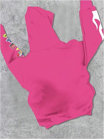 Soly Hux Men's Y2K Graphic ship up Hoodies armetring swingshirt swingshirt مع جيوب طويلة مع جيوب in Saudi Arabia