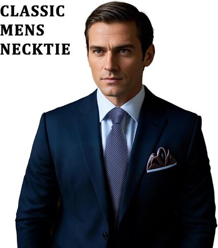 Zipper Ties for Men Adjustable Pre Tied Mens Necktie Set Classic Stripe Neck Tie 4PCS /6 PCS in Saudi Arabia