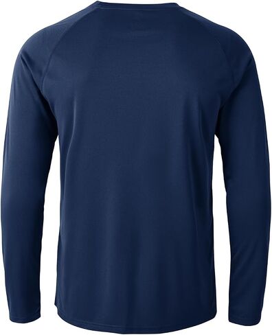 BGOWATU Men's Hiking Shirts Long Sleeve Sun Shirts UPF 50+ Athletic T-Shirts Quick Dry Rash Guard in Saudi Arabia