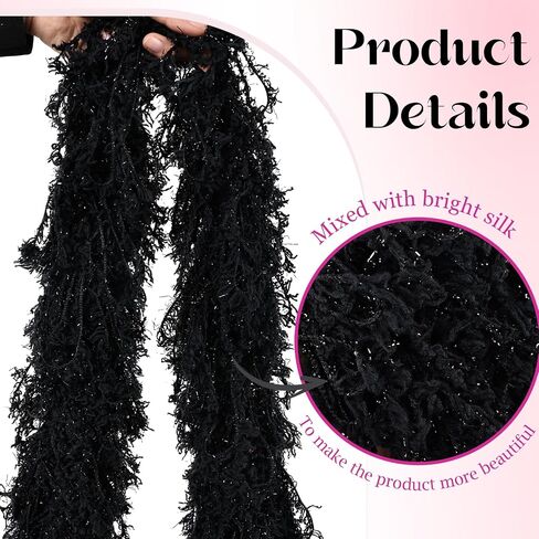 Faux Feather Boa 160g 2 Yard Artificial Fluffy Featherless Boas for Wedding Party DIY Craft Costume Decoration in Kuwait