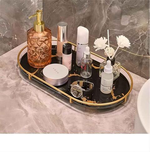 Gold Storage Rack, Bathroom Table Shelf, Perfume Tray, Beautiful Appearance, Super Capacity, Complete Your Daily Storage (QS-20-1) (QS-19-1) in Saudi Arabia