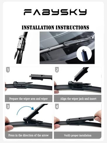 3pcs for Ford Explorer Wiper Wiper Blades 2011-2023 أداة اعتراض الشرطة 2013-2023 ، شفرات ممسحة الزجاج الأمامي الأصلي للمعدات البديلة-Tab 26 "/22"/11 "(مجموعة من 3) in Kuwait