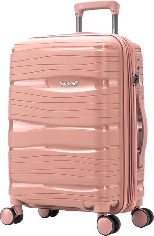 Carry-On Suitcase – 20 Inch Lightweight Hard Shell Travel Luggage for Women and Men, Spinner Wheels & TSA Lock (Rose Gold, 20 inch carry-On) in Saudi Arabia