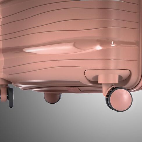 Carry-On Suitcase – 20 Inch Lightweight Hard Shell Travel Luggage for Women and Men, Spinner Wheels & TSA Lock (Rose Gold, 20 inch carry-On) in Saudi Arabia