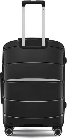 Fancial Expandable Luggage with Spinner Wheels, Green, Carry-On 20-Inch in Kuwait