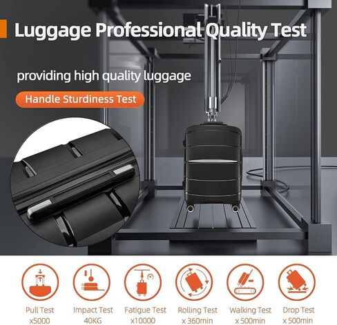 Fancial Expandable Luggage with Spinner Wheels, Green, Carry-On 20-Inch in Kuwait
