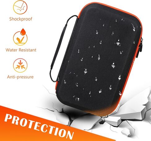 BOVKE Carrying Case for Klein Tools ET310 AC Circuit Breaker Finder Electric Tester & 80041 Outlet Repair Tool Kit & RT250 GFCI Outlet Tester with Supplies, Electrical Tools Storage Bag Holder, Black in Saudi Arabia