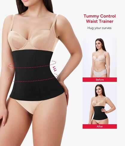 Nebility Waist Trainer for Women Tummy Control Shapewewar Plus Size Faja Body Shaper Girdle Waist Cincher Corset in Saudi Arabia