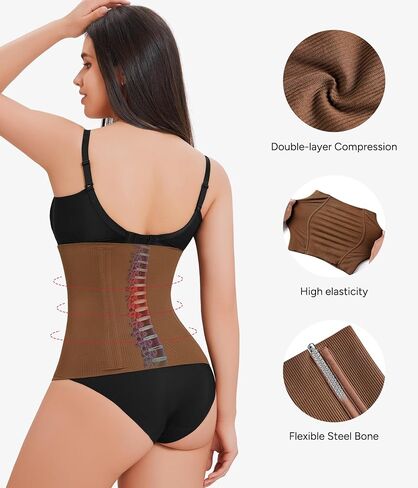 Nebility Waist Trainer for Women Tummy Control Shapewewar Plus Size Faja Body Shaper Girdle Waist Cincher Corset in Saudi Arabia