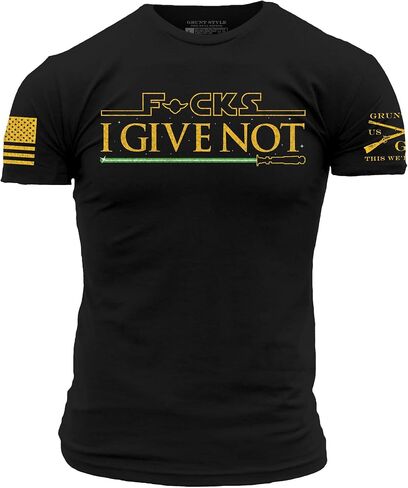 Grunt Style Fcks I Give Not Men's T-Shirt in Saudi Arabia