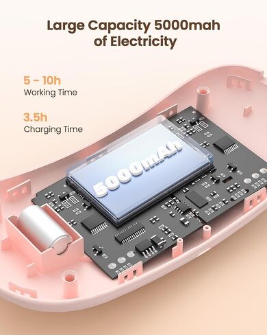 Heating Pad for Period Cramps, Fast Heating Pad with 6 Heat Levels and 6 Massage Modes, Portable Cordless Menstrual Heating Pad, Back or Belly Period Massager for Women and Girls in Kuwait