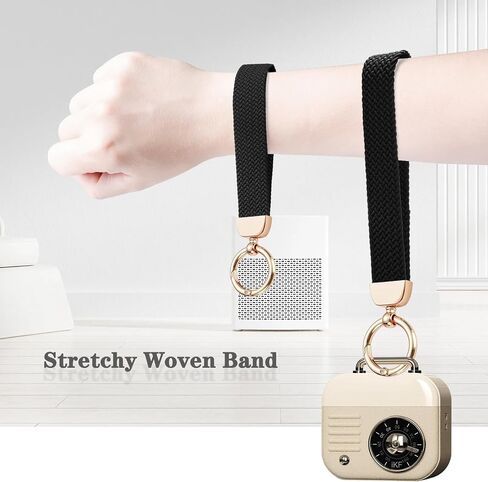 Stretchy Wristlet Keychain, Cute Key Chain Woven Wrist Lanyard Strap Keys Holder for Women Girl Men in Saudi Arabia
