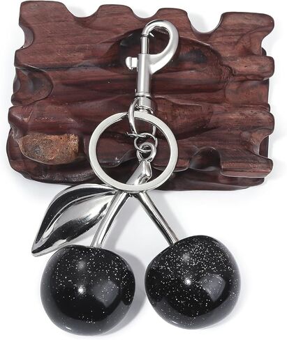 سلسلة مفاتيح حقيبة الكرز - إكسسوارات فواكه حقيبة يد محفظة لطيفة - هدية عيد ميلاد جميلة للنساء in Kuwait