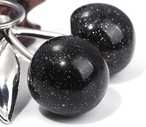 سلسلة مفاتيح حقيبة الكرز - إكسسوارات فواكه حقيبة يد محفظة لطيفة - هدية عيد ميلاد جميلة للنساء in Kuwait