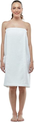 Womens Terry Cotton Bath Robe Wrap, Women's Spa Shower Towel Bathrobe in Kuwait