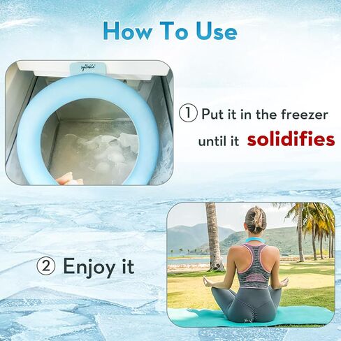 Neck Cooling Tube with Insulated Bag, Reusable Neck Coolers Wearable Body Cooling Products for Hot Weather in Summer in Saudi Arabia