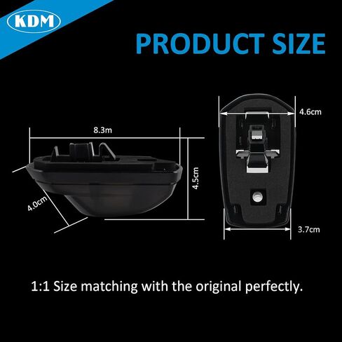 KDM Clear Lens Led Cab Roof Top Marker Lights assembly Fit for 2017-2024 Ford F250 F350 F450 F550 Super Duty,Mounted Running Clearance Bright White,5Pcs Pack in Saudi Arabia