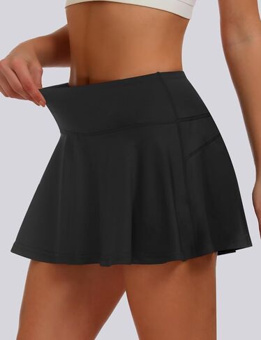 Buauty Women's High Waisted Pleated Tennis Skirt with Pockets, Athletic Skorts for Golf Pickleball Lightweight in Saudi Arabia