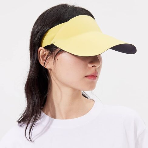 Women Wide Brim Sun Visor Summer Sun Protection Foldable Sun Hat UPF50+ Beach Cap SNH4M178T in Saudi Arabia