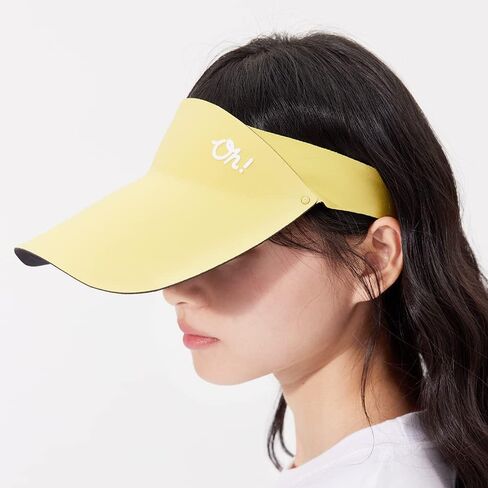 Women Wide Brim Sun Visor Summer Sun Protection Foldable Sun Hat UPF50+ Beach Cap SNH4M178T in Saudi Arabia