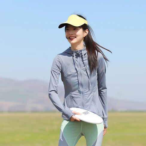 Women Wide Brim Sun Visor Summer Sun Protection Foldable Sun Hat UPF50+ Beach Cap SNH4M178T in Saudi Arabia