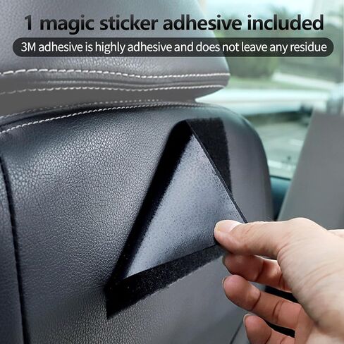 Car Side Pocket Organizer, Mini Leather Car Seat Storage Bag, Auto Document Card Cell Phone Sunglasses Holder Tray Pouch, Universal for Auto Seat Door Window Console in Kuwait
