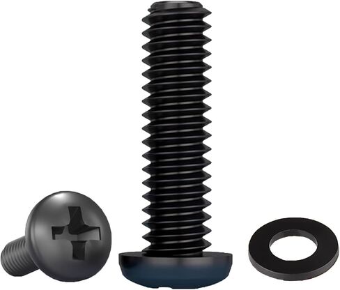40 Pack M6 x 16mm Rack Mount Cage Nuts, Screws and washers for Rack Mount Server Cabinet, Server Shelves, Routers, Server Racks and Audio Server Console,Rack Mount Screws and Square Insert Nuts in Saudi Arabia
