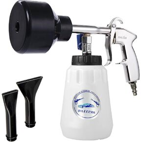 Tornado Foam Gun, Car Cleaning Gun Clean and Spraying Foam Auto Surfaces with a Strong Gust of Air and Universal Interior (Aluminium Alloy)