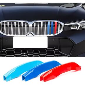 إدراج شبكة السيارات لـ BMW 3 Series 2009-2012 E90 E91 318i 320i 325i 330i 335i (12-beam) ، ملحقات الشبكة الأمامية