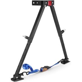 Adjustable Height Hitch Mount Stabilizer Series Steel Receiver Hitch Stand RV 5TH Wheel Accessories Universal Fit 2" Receiver（16.93-27.55Inch）