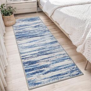3x5 Rug for Bedroom Washable Rug Non Slip Entryway Rug Indoor Area Rugs 3x5 Low Pile Small Rugs for Living Room, Bedside Rug, Dorm Rug, Pink Rug