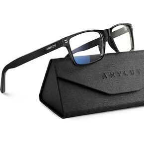 ANYLUV Blue Light Blocking Glasses for Men Anti Blue Light Glasses for Men Women, Eye Strain Relief for Computer Gaming