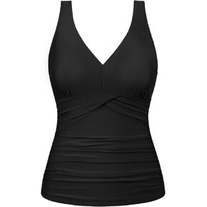 Tankini Tankini Tankini TOPS فقط V فقط رقبة متواضعة للسباحة المتواضعة