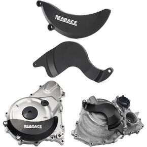 Engine Guards Right and Left Engine Protective Stator Cover Guard Fit for Raptor 700 2006-2024, Raptor 700R 2009-2024, Raptor 700 YFM700RSE 2007-2024
