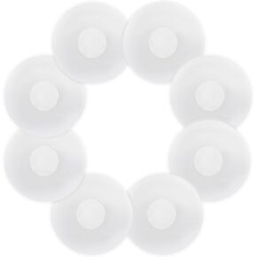 Transparent Pasties Nipple Covers, 4 Pairs Clear Gel Silicone Reusable Adhesive Breast Petals for Women