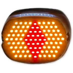 Motorcycle Tail Light With Turn Signals Led License Plate Light, Integrated Smoked Taillight Rear Brake Blinkers For Harley Sportster Dyna Road King Street Glide Low Rider Bikes Accessories