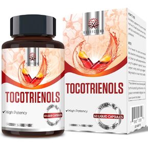 ملحق Kroppssund Tocotrienol الطيف الكامل - 60 كبسولات مملوءة بالسائل