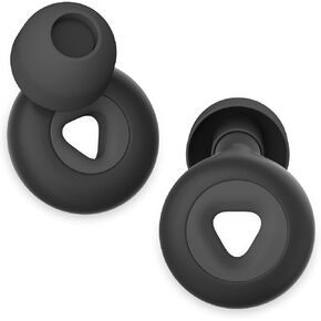Ear Plugs for Sleeping Noise Cancelling, Reusable Hearing Protection in Flexible Silicone, Noise Cancelling Earplugs for Sleep - 6 Ear Tips in S/M/L, 25dB Noise Cancelling Black