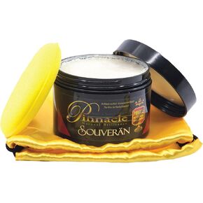 Pinnacle Natural Prilliance Souveran Wax | شمع Carnauba المشوهة يدويًا لـ Rich 3D Shine و Gradning Gloss | حماية قسط | 8 أوقية | PIN-312-1